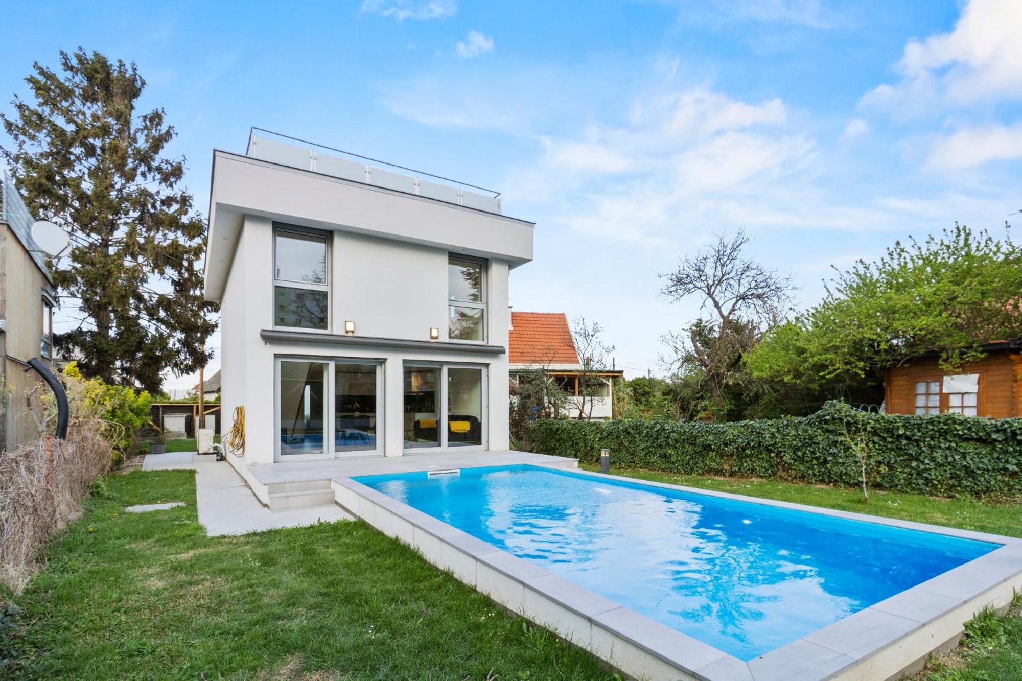 Villa Jaeger Mit Pool In Wien Luaran gambar