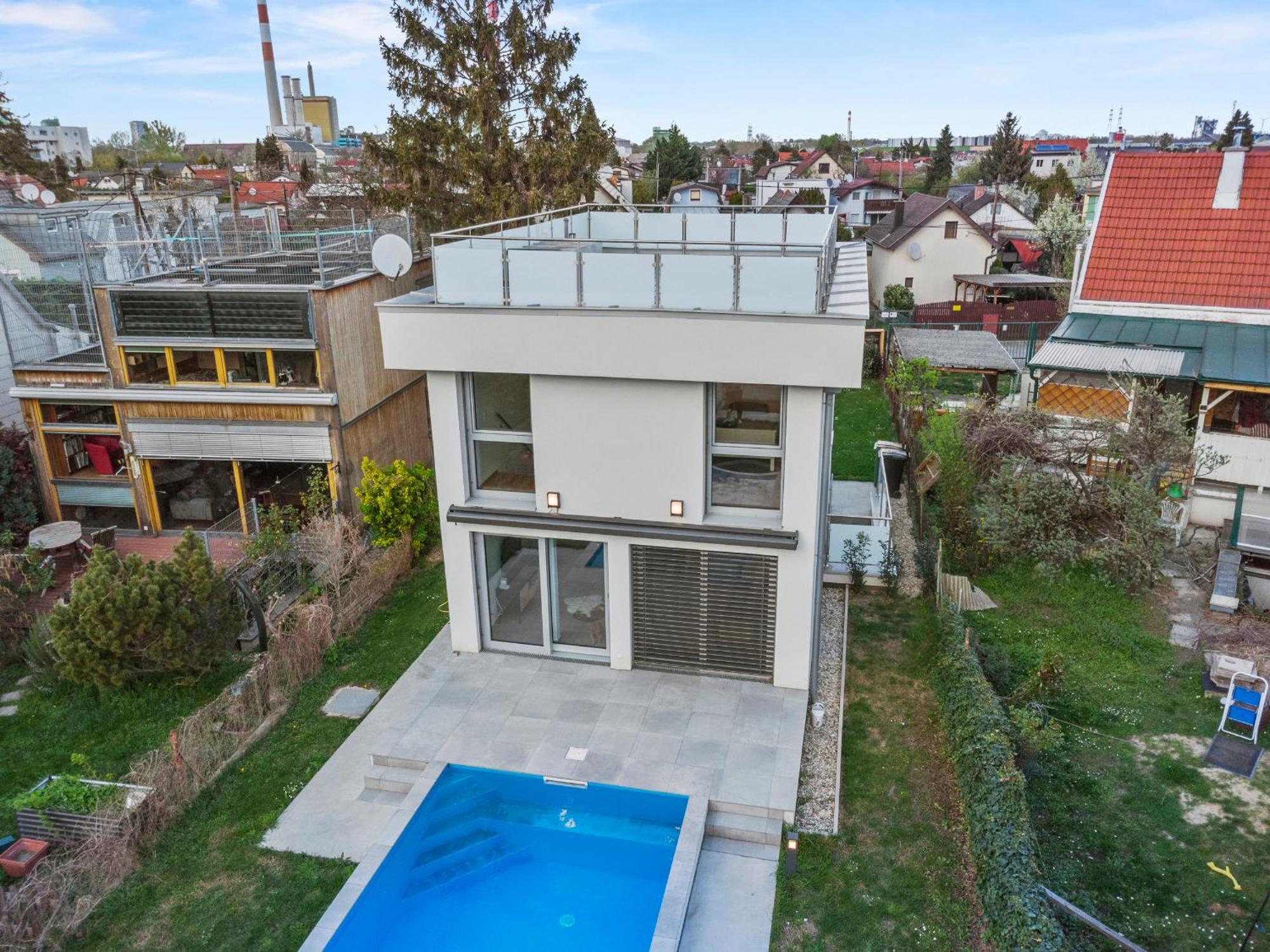 Villa Jaeger Mit Pool In Wien Luaran gambar