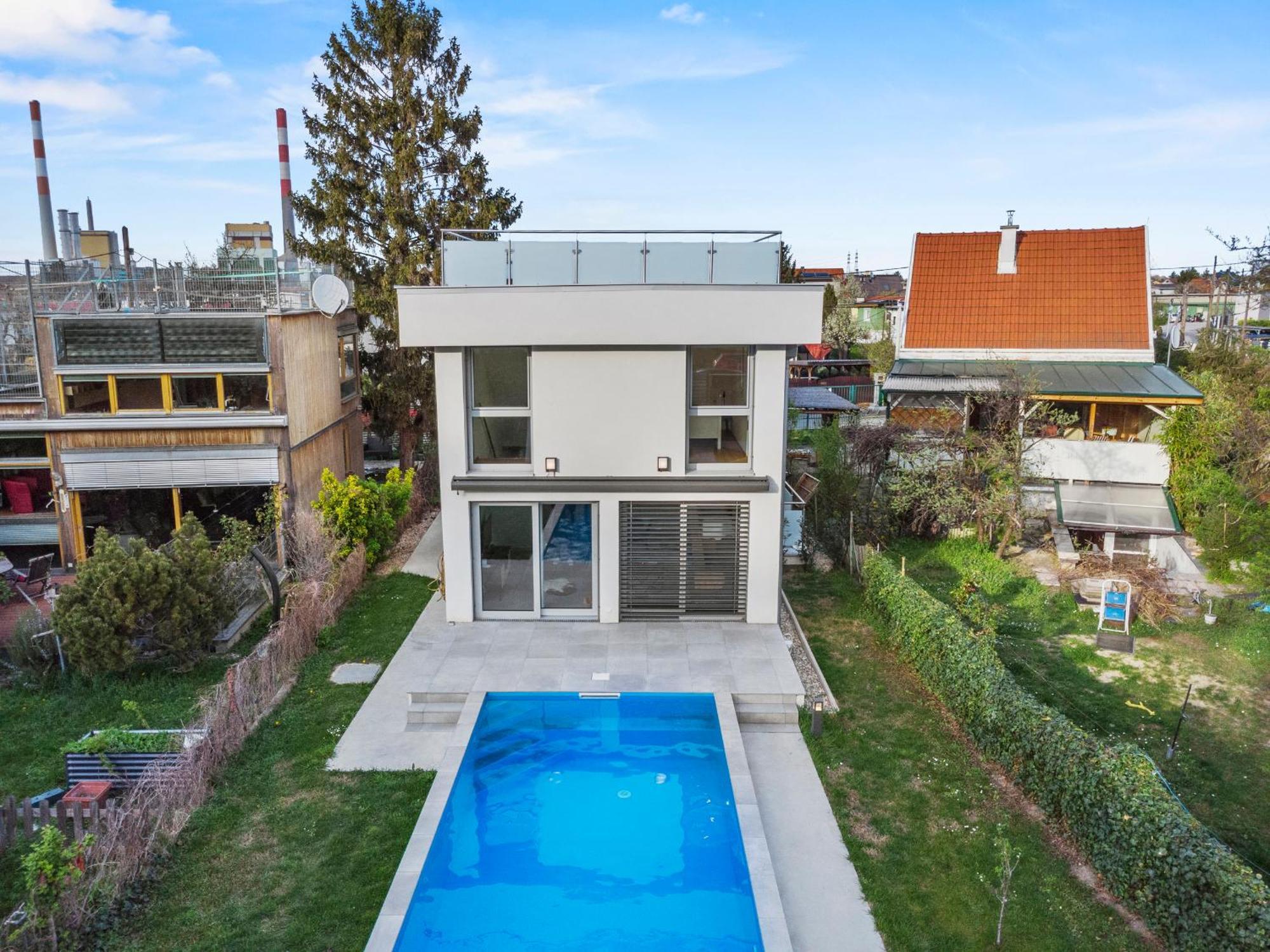 Villa Jaeger Mit Pool In Wien Luaran gambar